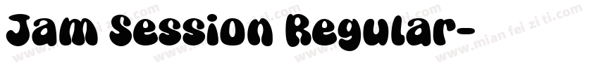 Jam Session Regular字体转换